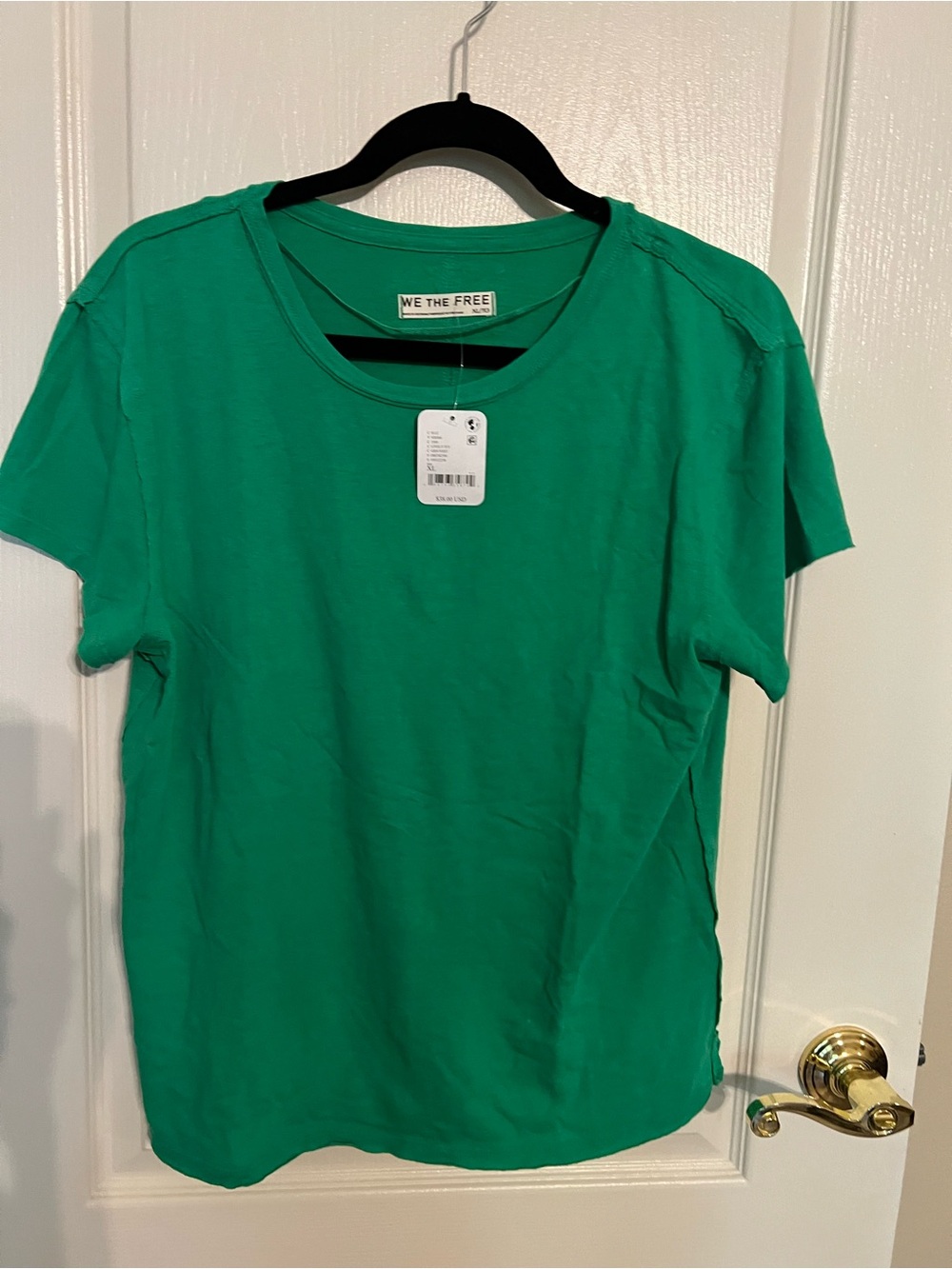 Free People We The Free Nova Tee In Lively Ivy NWT Size XL